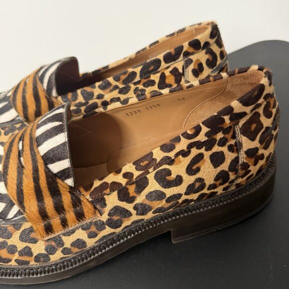 Blackstock & Weber The Ellis Penny Loafer Animal Print Haircalf Men’s 13 Leopard main image 10